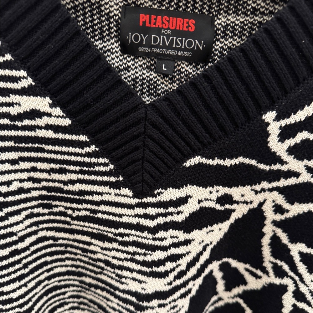 Pleasures x Joy Division Interzone Sweater Vest - Black (NEW) - Picture 5 of 5